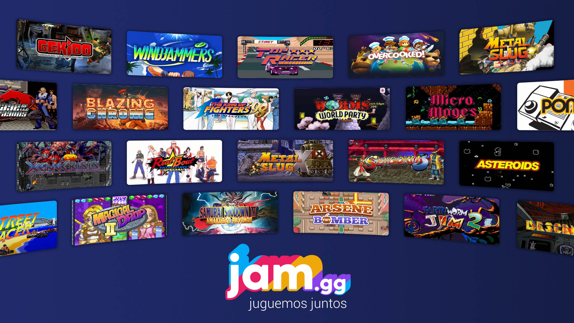 Jam.gg es presentada, una plataforma donde podremos jugar gratis un catálogo de clásicos desde el PC y el móvil