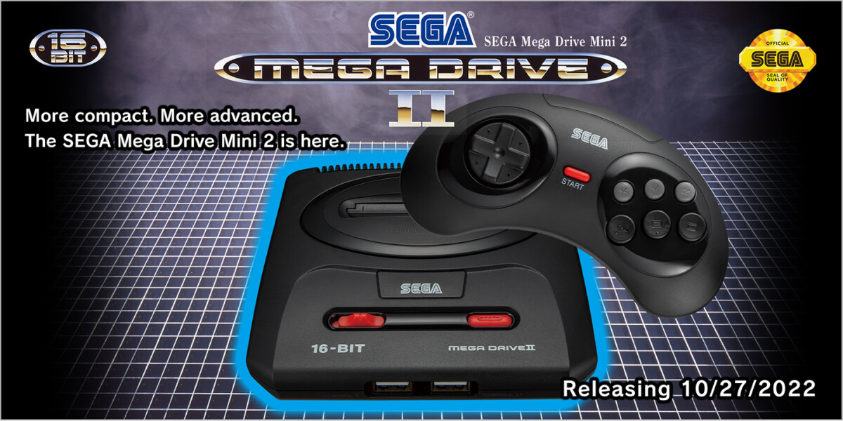 Abiertas las reservas de SEGA Mega Drive Mini 2 en Europa; saldrá a la venta el 27 de Octubre