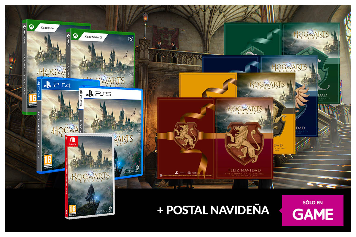 Game sorprende con una increíble postal navideña exclusiva de regalo con la reserva de Hogwarts Legacy