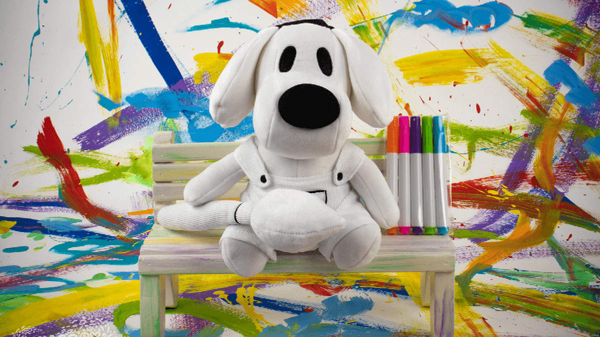 Fangamer pone a la venta el peluche oficial de Chicory: A Colorful Tale