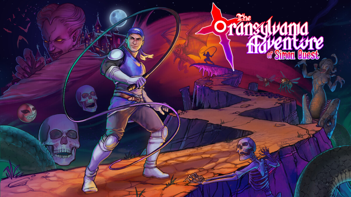The Transylvania Adventure of Simon Quest, un homenaje/parodia a los videojuegos sidescroller de 8 bits