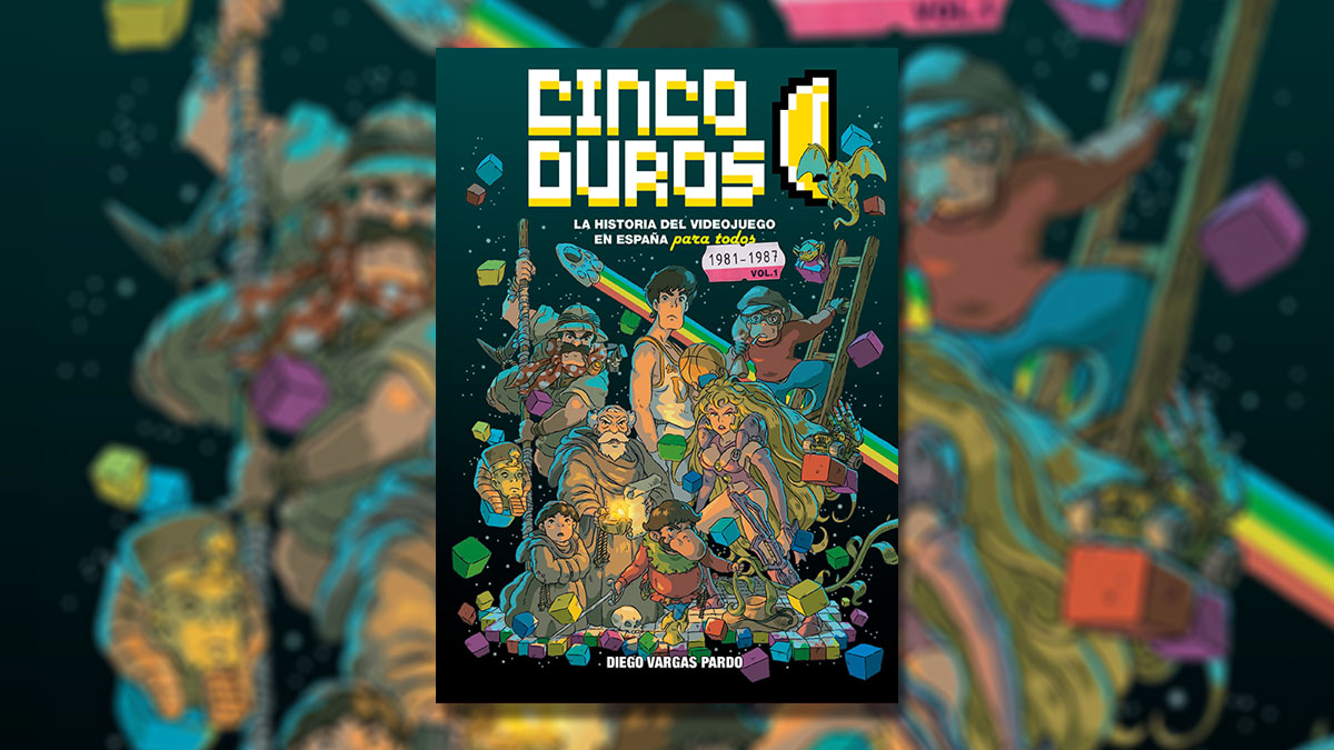 Dolmen Editorial anuncia el lanzamiento del volumen 1 de CINCO DUROS: LA HISTORIA DEL VIDEOJUEGO EN ESPAÑA PARA TODOS