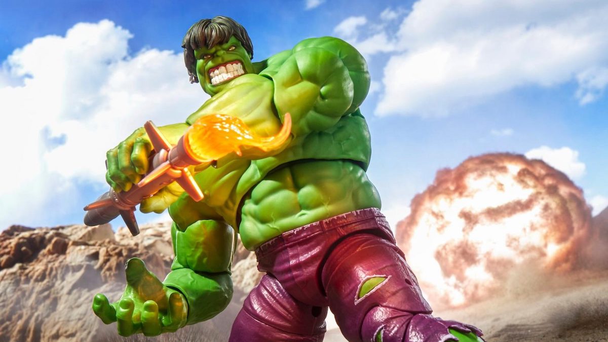 Hulk de la serie Marvel Legends Maximum arrasa con fuerza en la línea de Hasbro Pulse