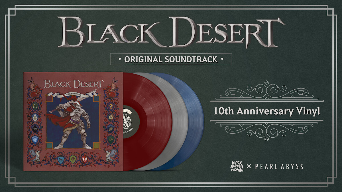 Pearl Abyss y Black Screen Records presentan el álbum de vinilo del 10 aniversario de Black Desert