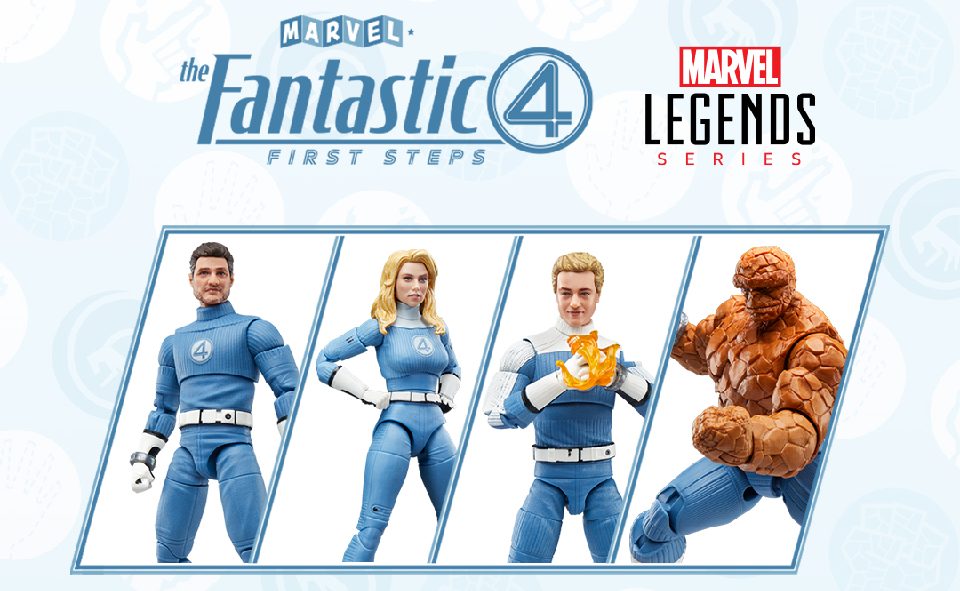 Nuevas figuras de acción Marvel Legends de los Cuatro Fantásticos llegan antes del estreno de Los Cuatro Fantásticos: Primeros Pasos