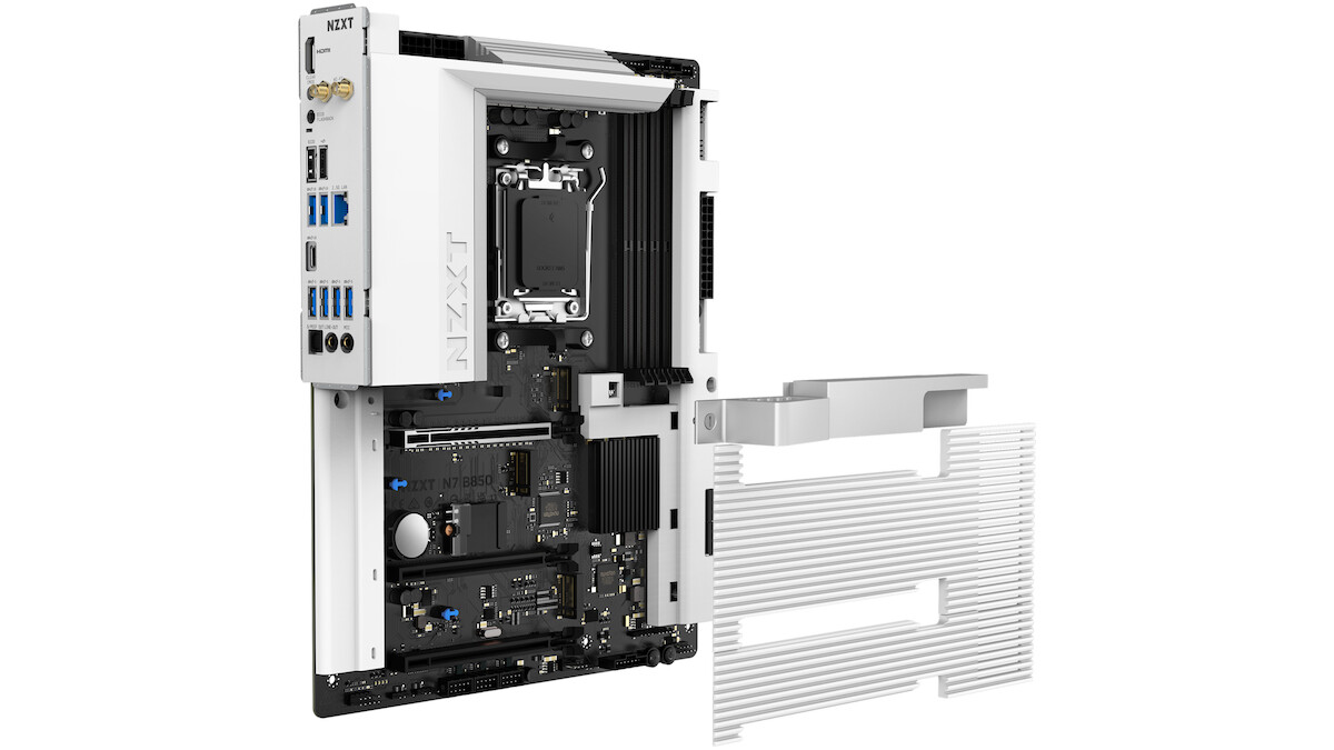 NZXT anuncia la placa base N7 B850 ATX: refinada, lista y diseñada para los últimos procesadores Ryzen