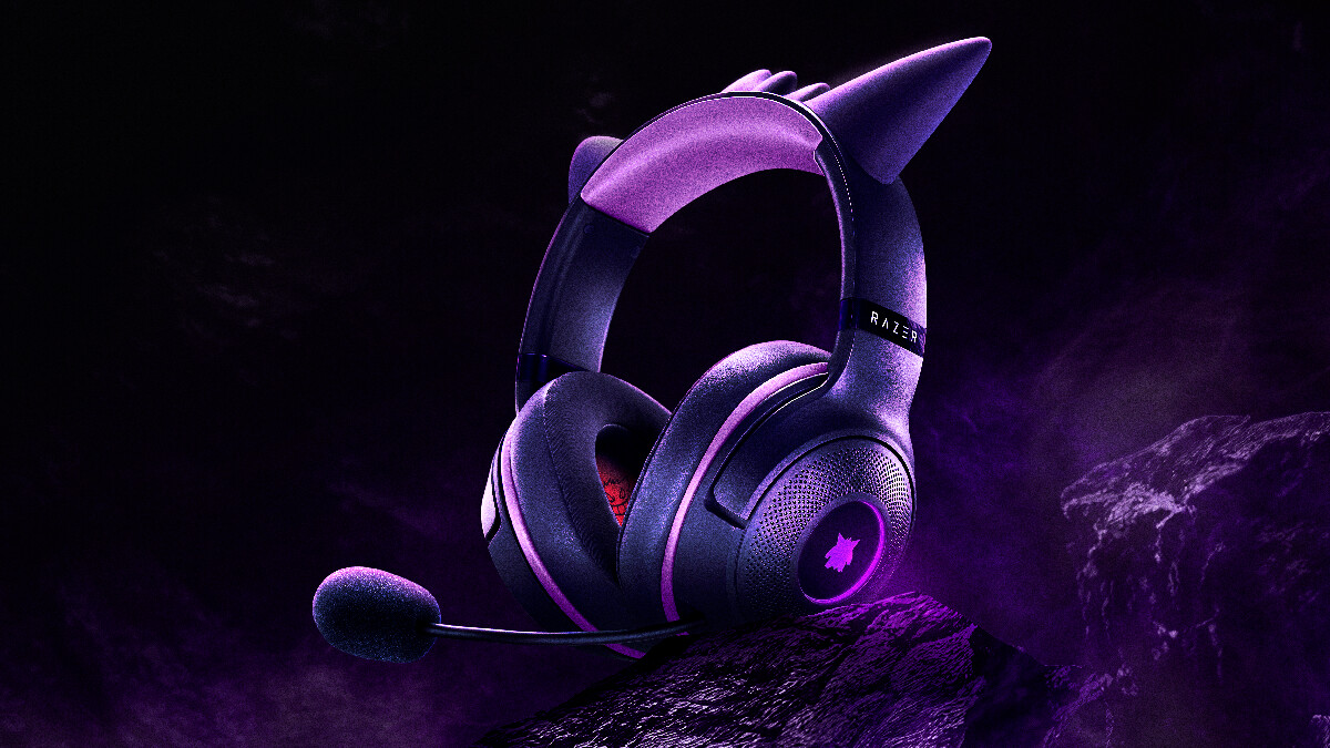 Razer desata la locura con el lanzamiento de los auriculares Razer Kraken Kitty V2 Gengar Edition