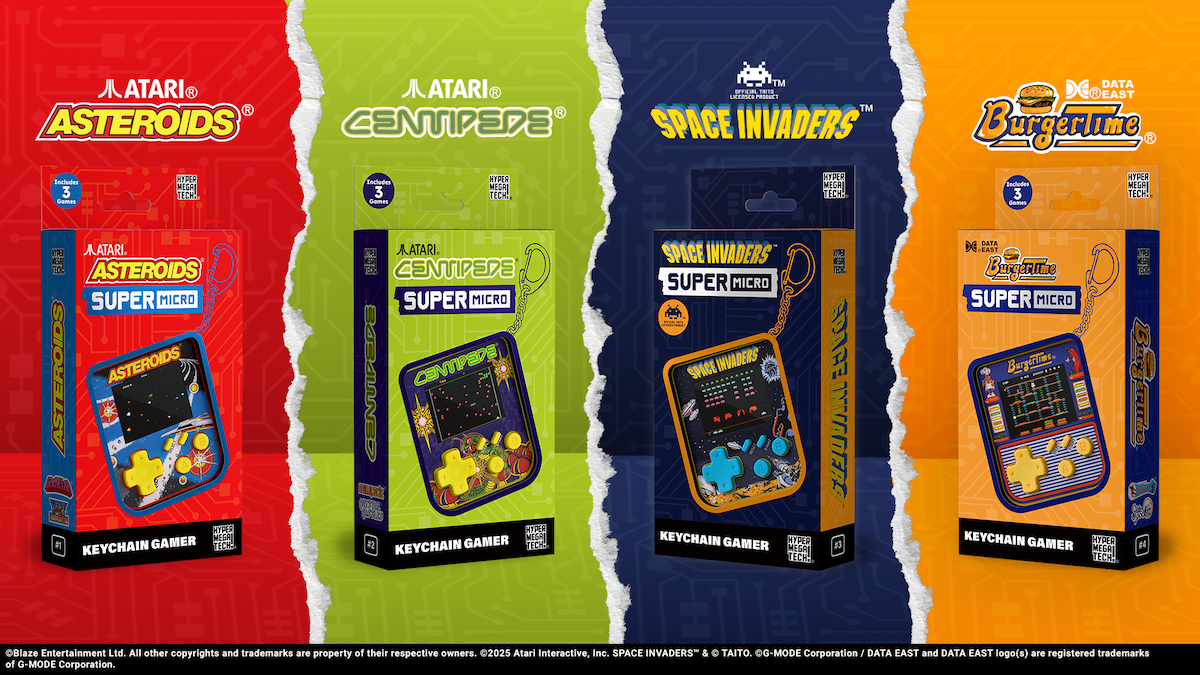 HyperMegaTech! presenta la colección de llavero Super Micro Keychain Gamer