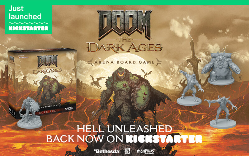 DOOM | Arena Board Game inicia su campaña Kickstarter