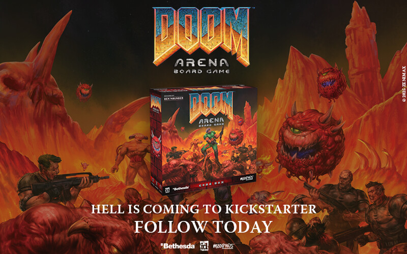 DOOM | Arena Board Game llegará a Kickstarter en tres semanas