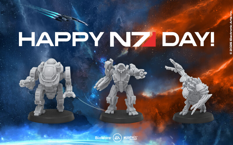 Modiphius anuncia nuevas miniaturas del juego de mesa de Mass Effect