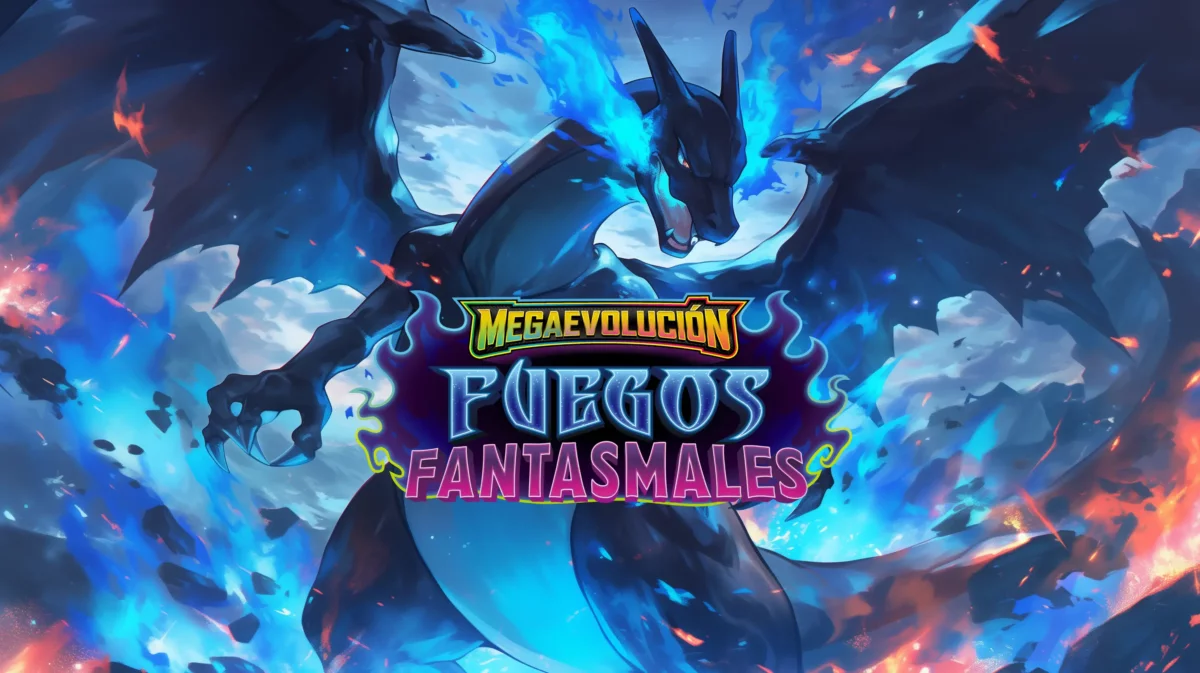 Mega-Charizard X y Mega-Gengar lideran el camino en Megaevolución-Fuegos Fantasmales del Juego de Cartas Coleccionables Pokémon, ya disponible