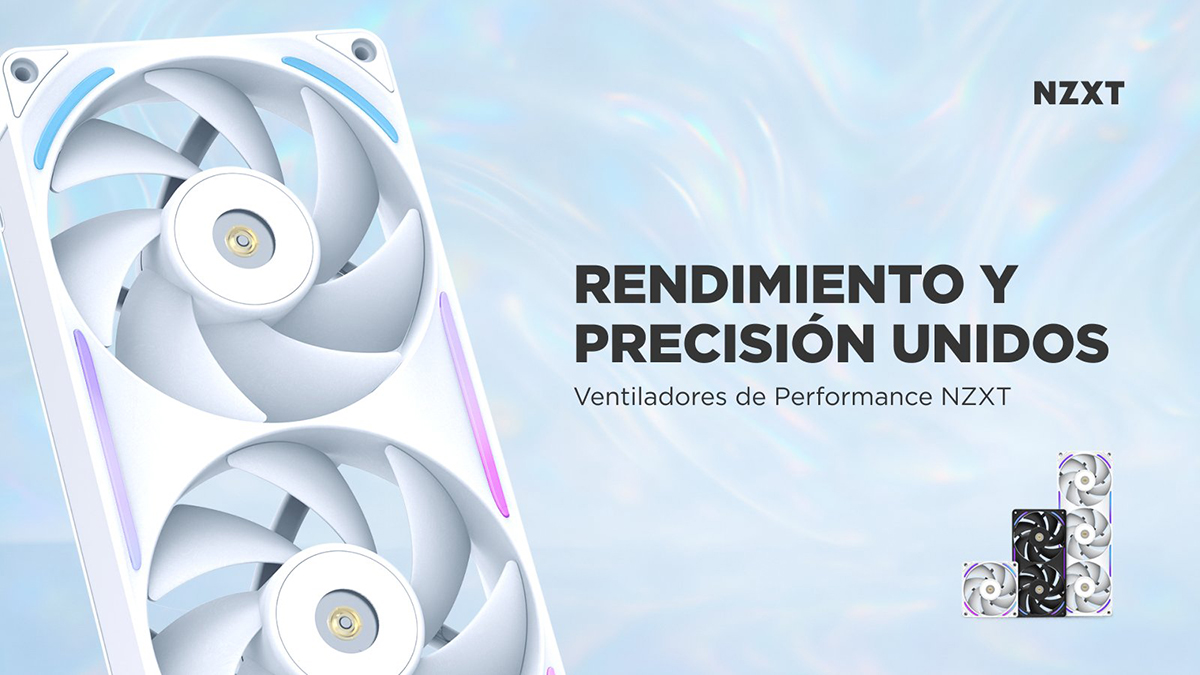 NZXT presenta sus ventiladores más potentes hasta la fecha