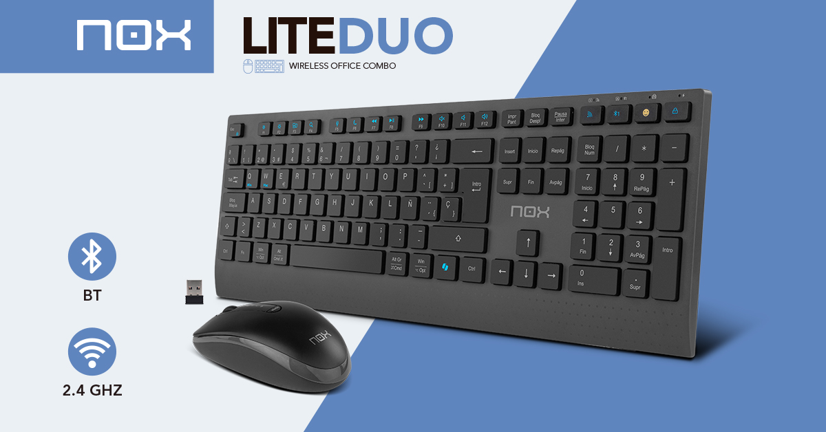 Nox anuncia pack de periféricos Nox Lite Duo