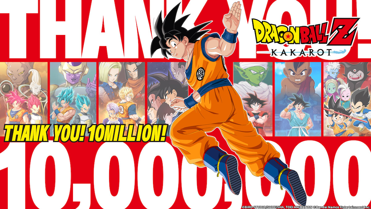DRAGON BALL Z: KAKAROT supera los 10 millones de ventas y recibe nuevo contenido DAIMA
