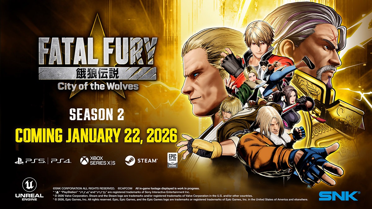 ¡Los lobos andan sueltos! La Temporada 2 de FATAL FURY: City of the Wolves comienza esta semana