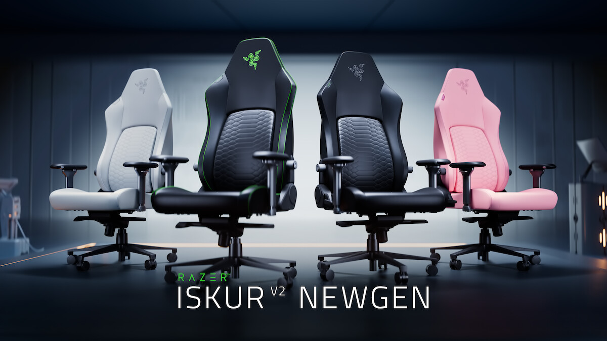 Razer presenta la RAZER ISKUR V2 NEWGEN durante su presencia en CES 2026