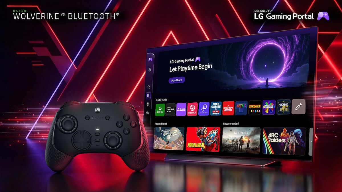 Presentado el Razer Wolverine V3 Bluetooth compatibles con televisores inteligentes LG