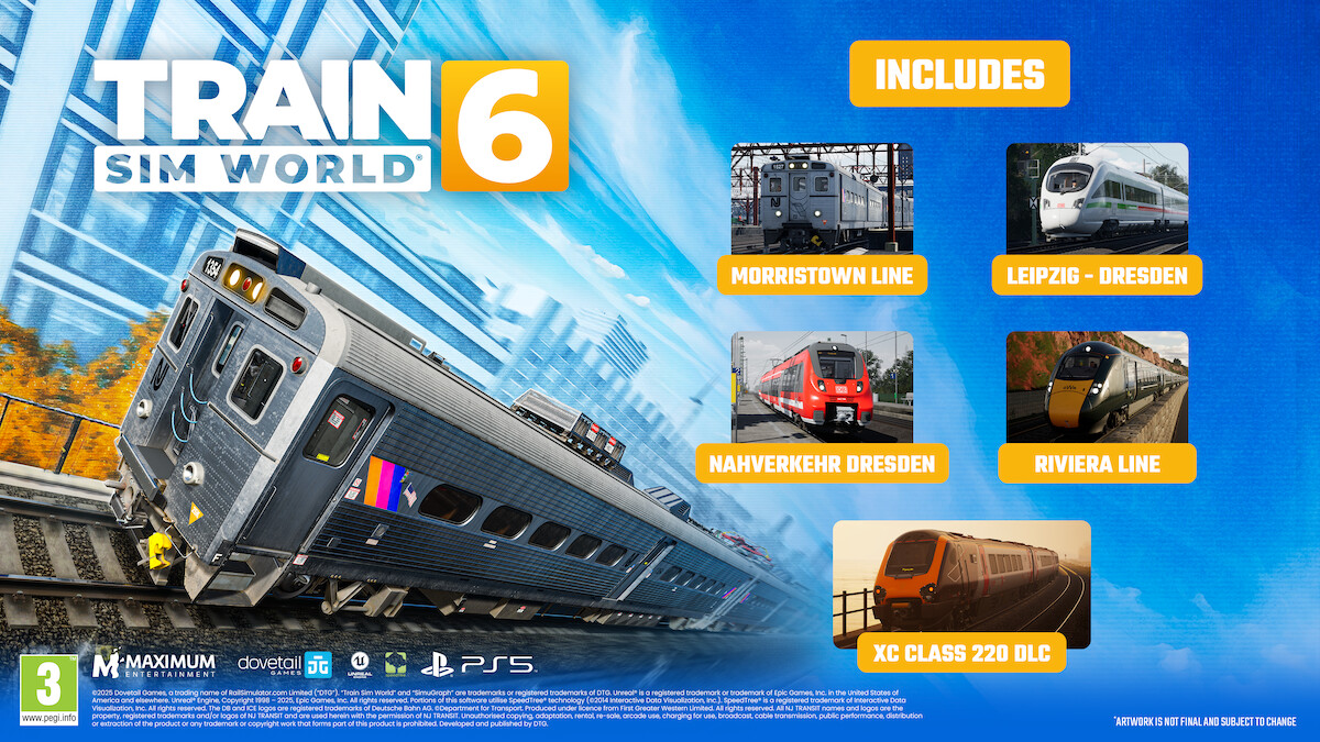 Train Sim World 6 llegará en formato físico para PlayStation 5