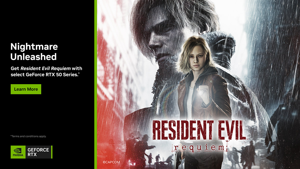 NVIDIA anuncia un combo de Resident Evil Requiem y su GeForce RTX Serie 50