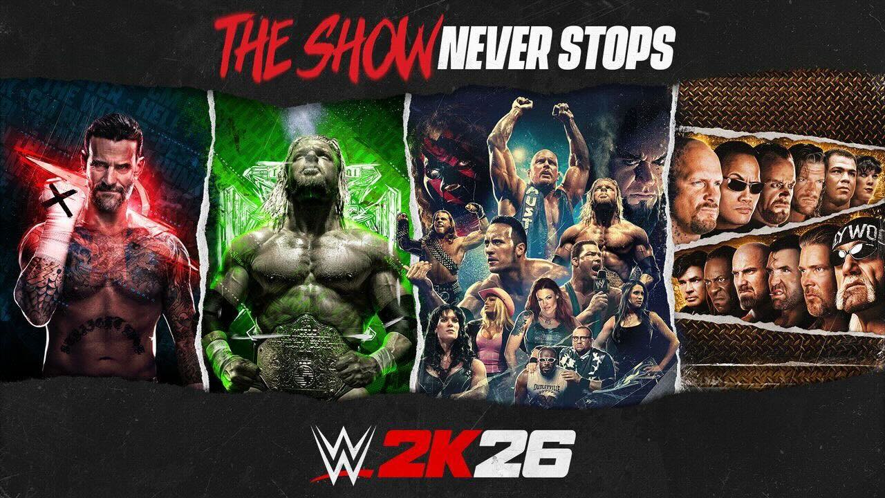 WWE 2K26 presenta un nuevo tráiler mostrando nuevos tipos de combate, superestrellas y más