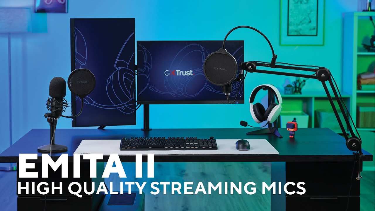 GXTrust presenta el nuevo micrófono para streaming Emita II