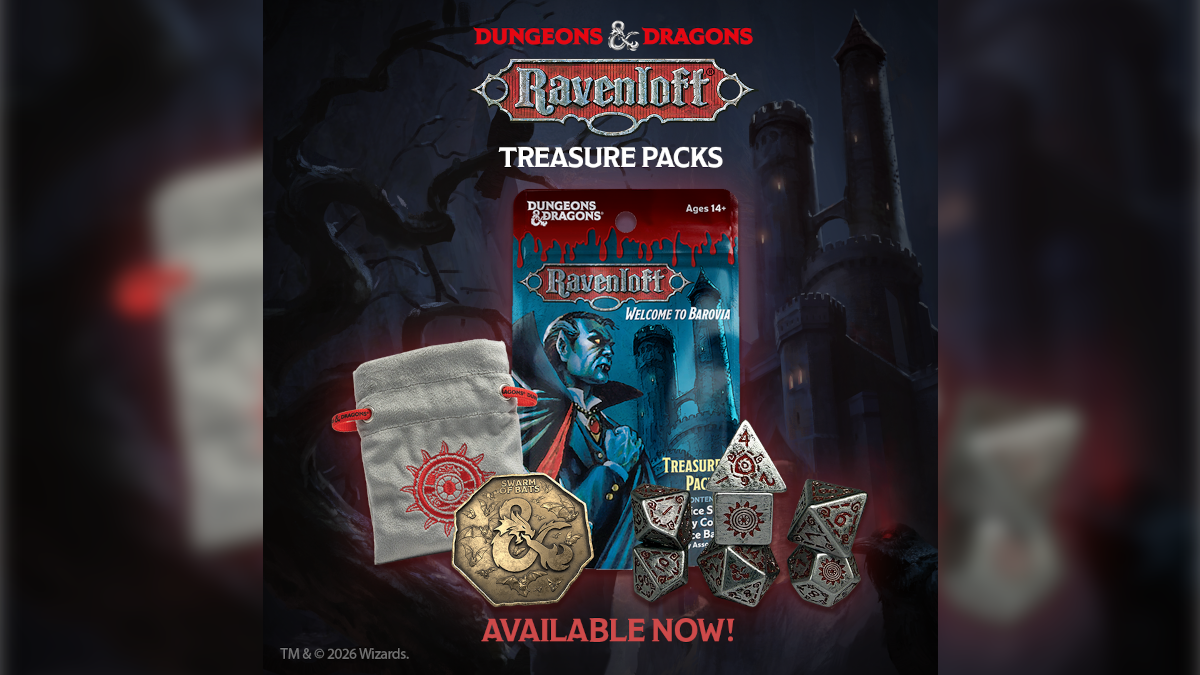 Sirius lanza los Treasure Packs de Dungeons & Dragons: Castle Ravenloft