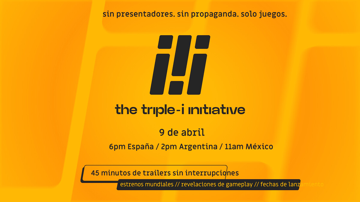 La Tercera Edición de “Triple-i Initiative Showcase” se Emitirá el 9 de Abril Prometiendo una Programación Repleta de Juegazos y con Cero Relleno