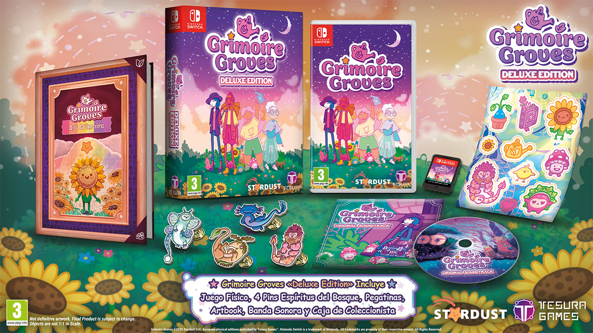 Únete a las brujas en la Edición Física de Grimoire Groves, ya disponible en Nintendo Switch