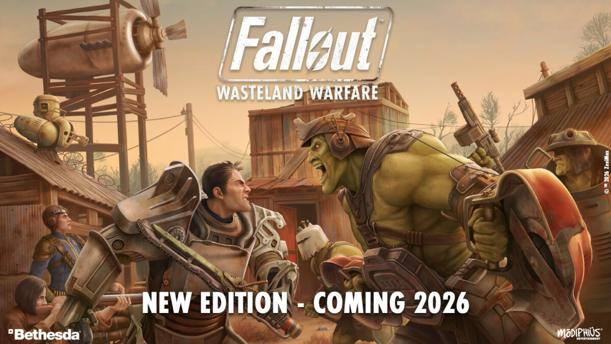 Modiphius revela los primeros productos de la Segunda Edición de Fallout: Wasteland Warfare