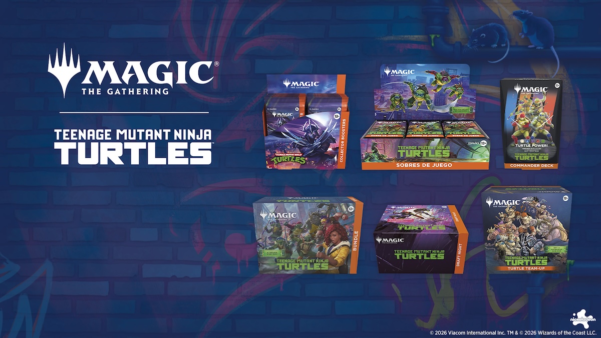 La expansión Teenage Mutant Ninja Turtles para Magic: The Gathering ya está disponible en todo el mundo