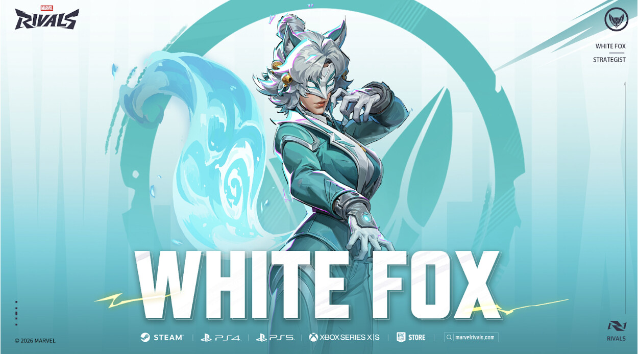 White Fox se une a Marvel Rivals para la Temporada 7: The Hunt Is On, disponible el 20 de marzo
