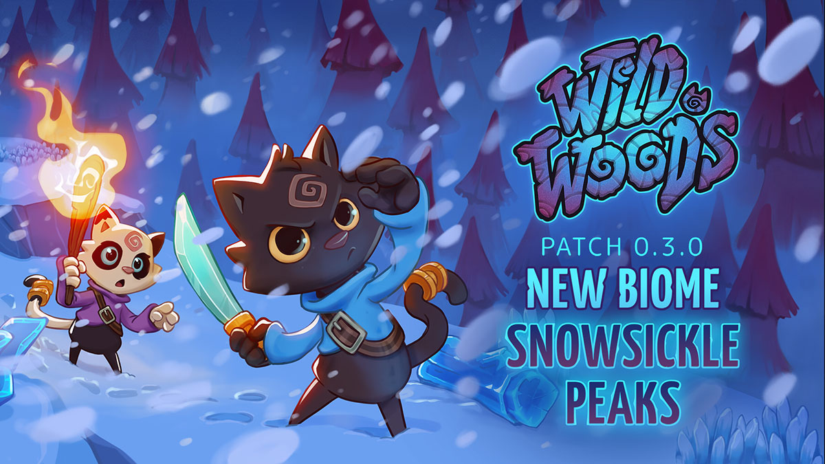 Patas en la nieve: Wild Woods revela el bioma helado “Snowsickle Peaks”