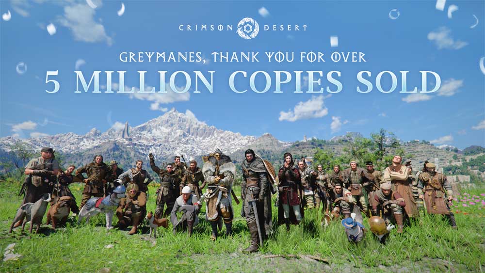 Crimson Desert supera los 5 millones de copias vendidas en todo el mundo