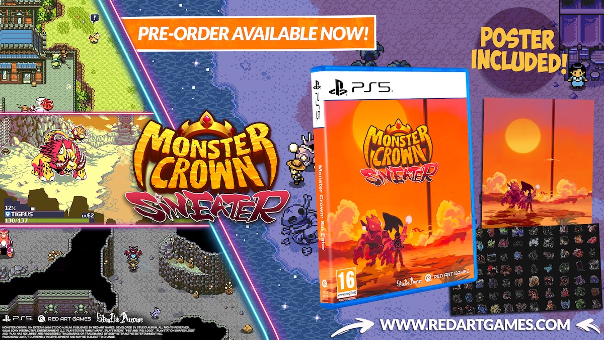 Monster Crown: Sin Eater, la evolución definitiva de la crianza de monstruos llegará para PlayStation 5