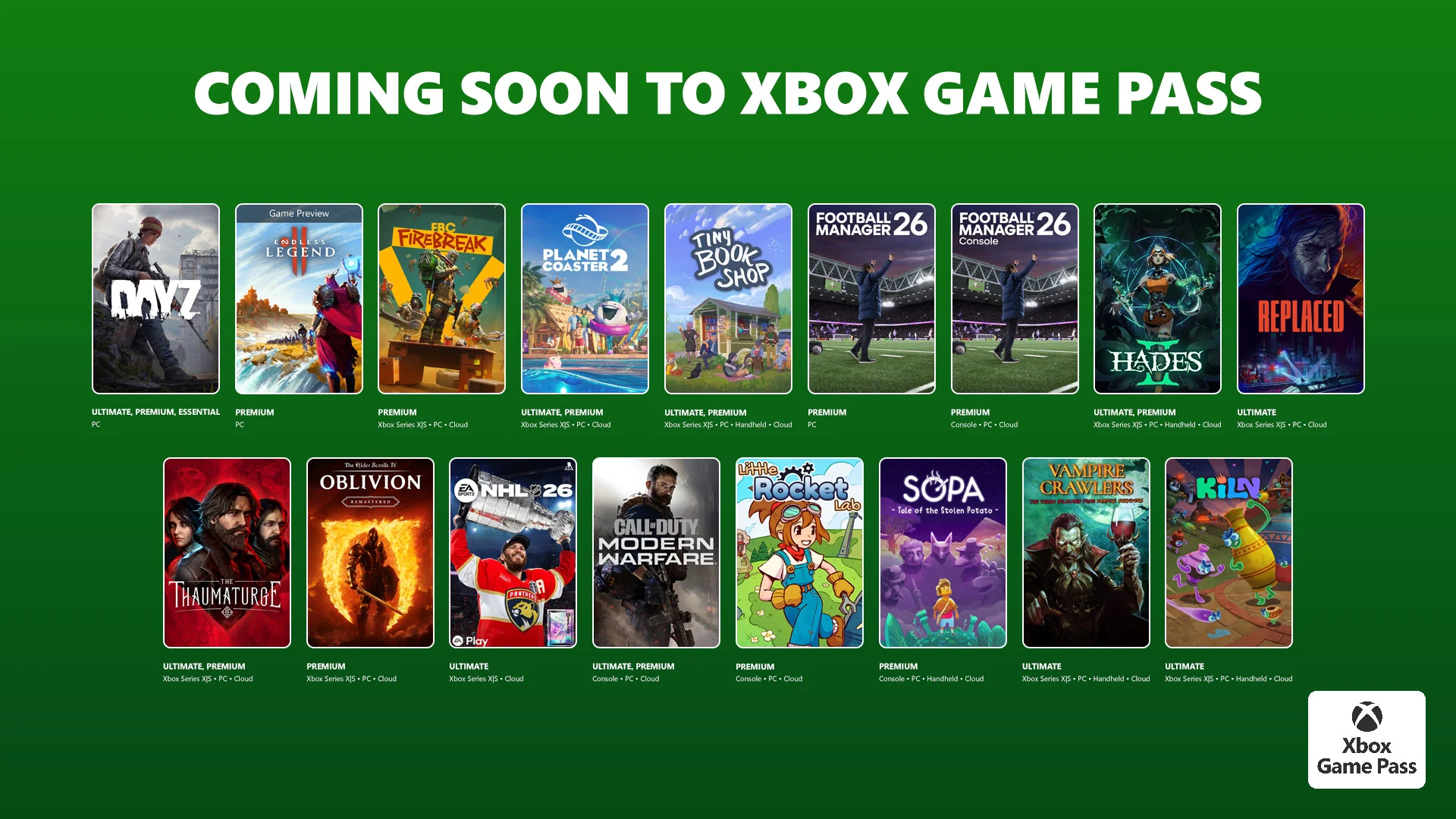 Kiln, Hades II, Replaced, Vampire Crawlers y más inician el mes de abril en Xbox Game Pass