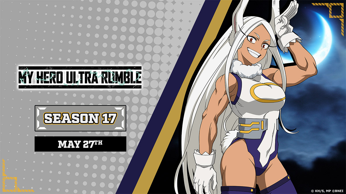 MY HERO ULTRA RUMBLE estrena su Temporada 17 con la llegada de Mirko, la heroína conejo