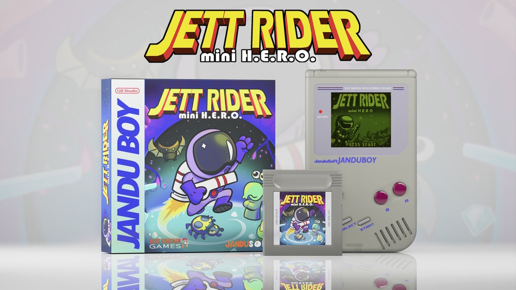 Jett Rider Mini H.E.R.O. para Game Boy lanza hoy su campaña de Kickstarter