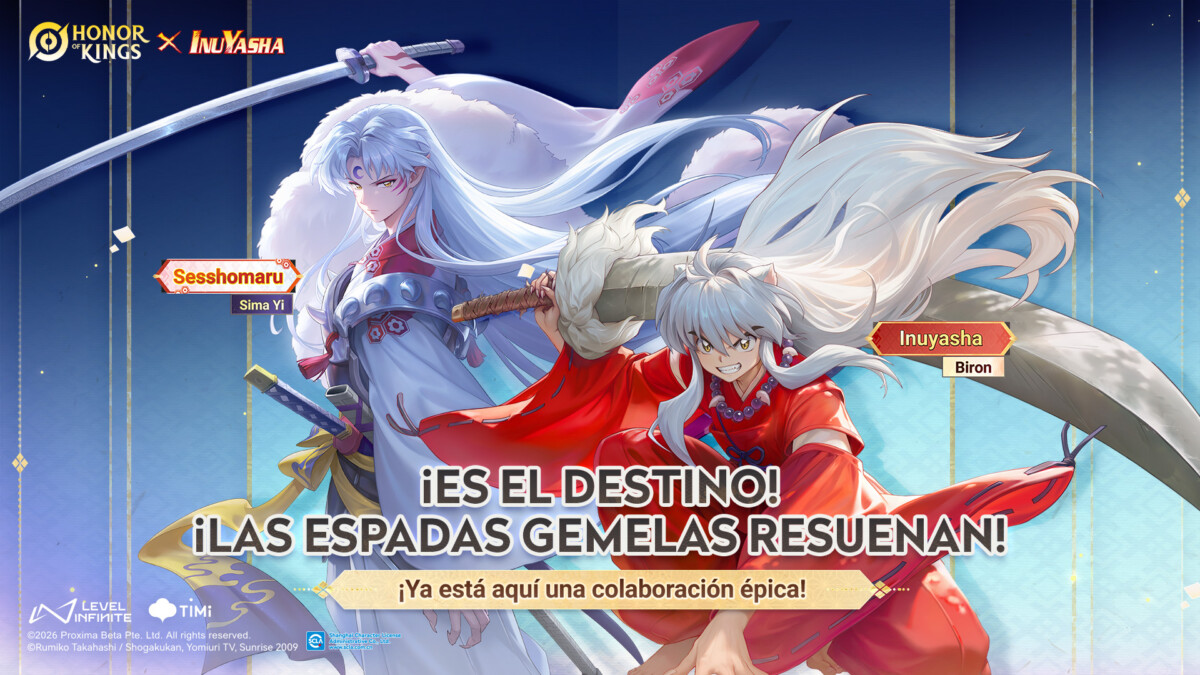 HONOR OF KINGS se une a Inuyasha para presentar aspectos exclusivos y nuevas experiencias de juego