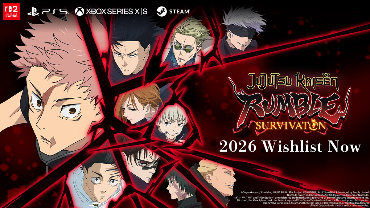 Jujutsu Kaisen Rumble: Survivaton presentado en Nintendo Direct: Poncle, creador de Vampire Survivors