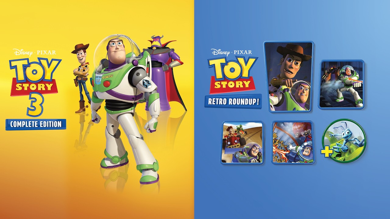 Toy Story: Retro Roundup! + Toy Story 3 Complete Edition Double Pack llegará en formato físico