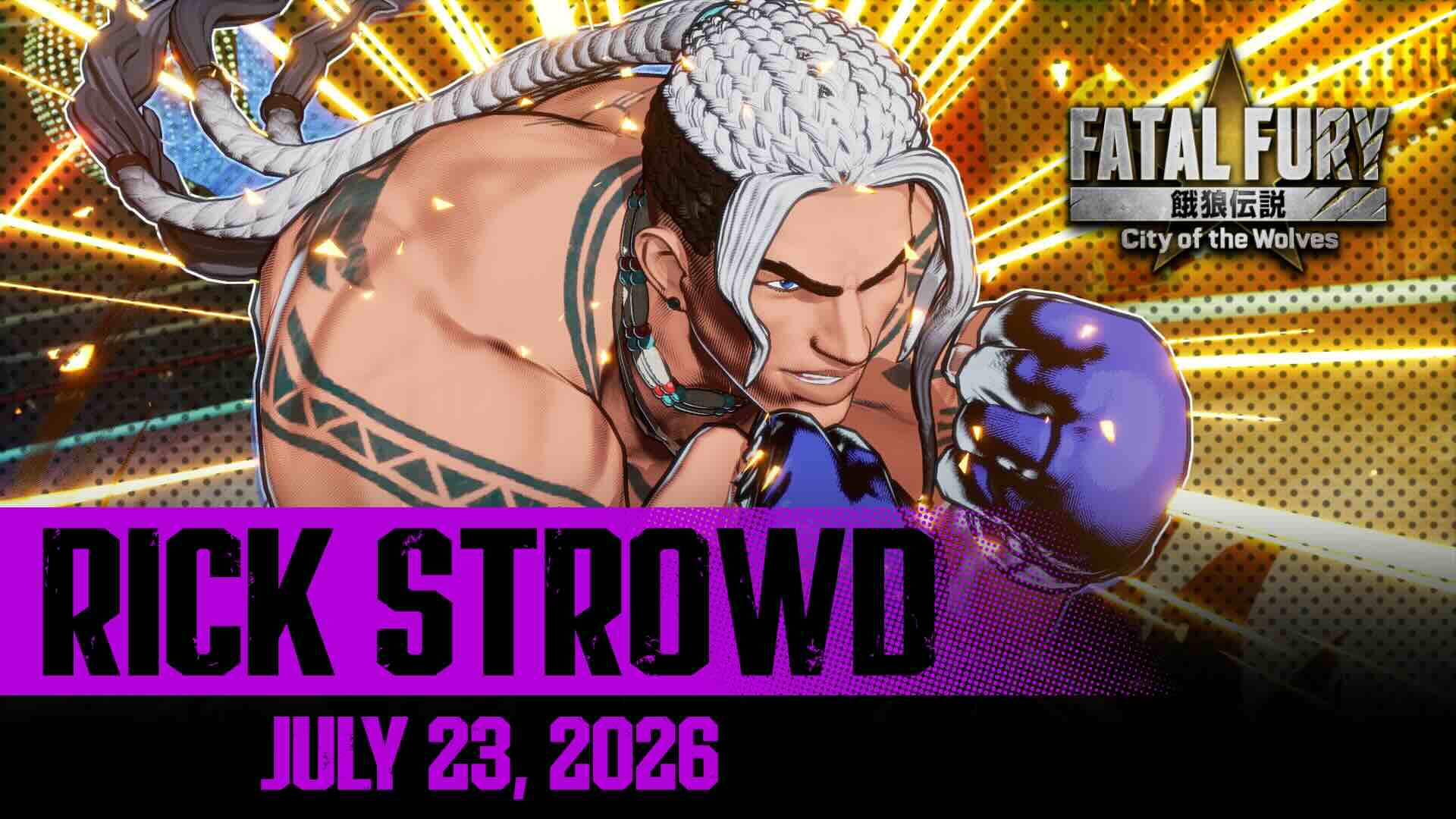 Rick Strowd da inicio a la Temporada 3 de FATAL FURY: City of the Wolves
