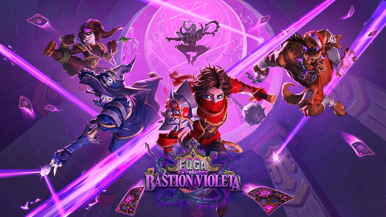 ¡Sal por patas! Ya está disponible la nueva expansión de Hearthstone, Fuga del Bastión Violeta