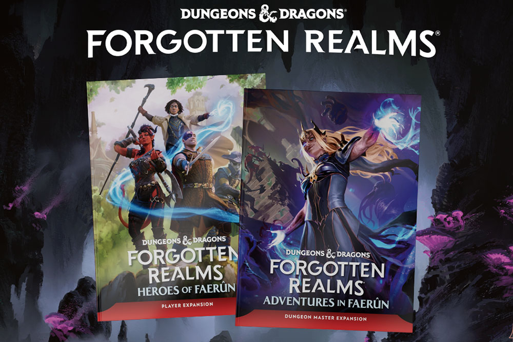 Los libros Forgotten Realms: Héroes de Faerûn y Forgotten Realms: Aventuras en Faerûn llegarán oficialmente en español el 4 de agosto