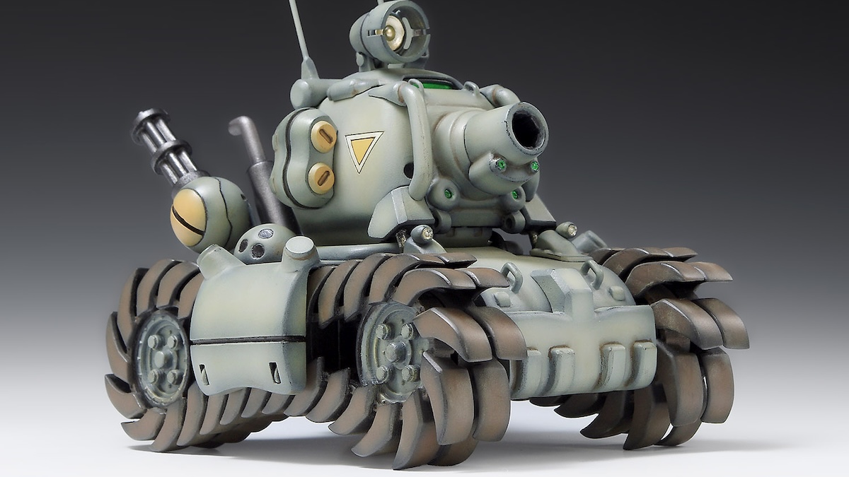 El icónico tanque SV-001/I de Metal Slug regresa como maqueta de plástico a escala 1/24