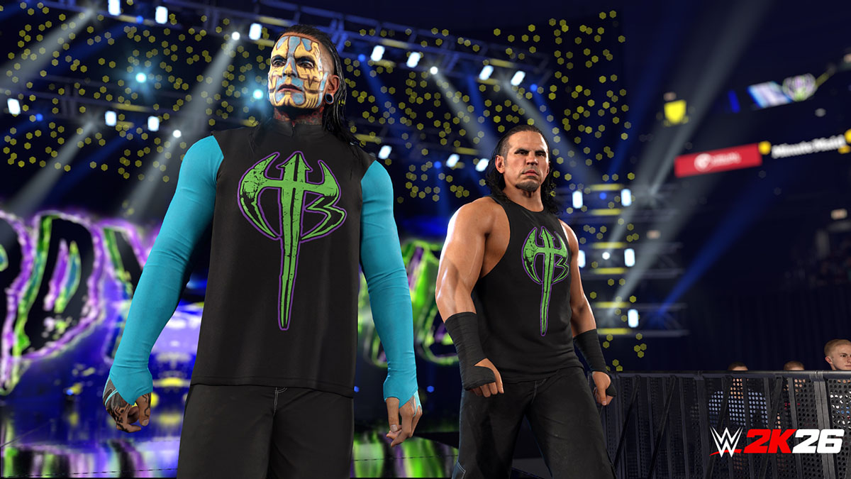 WWE 2K26 se vuelve Xtreme con la llegada del Pase Ringside Temporada 4 con The Hardy Boyz, Lady Shani y más