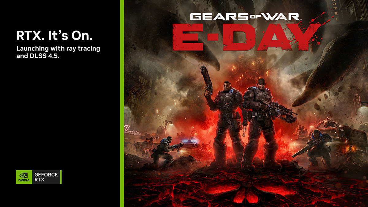 Gears of War: E-Day confirma que llegará con DLSS 4.5 y trazado de rayos