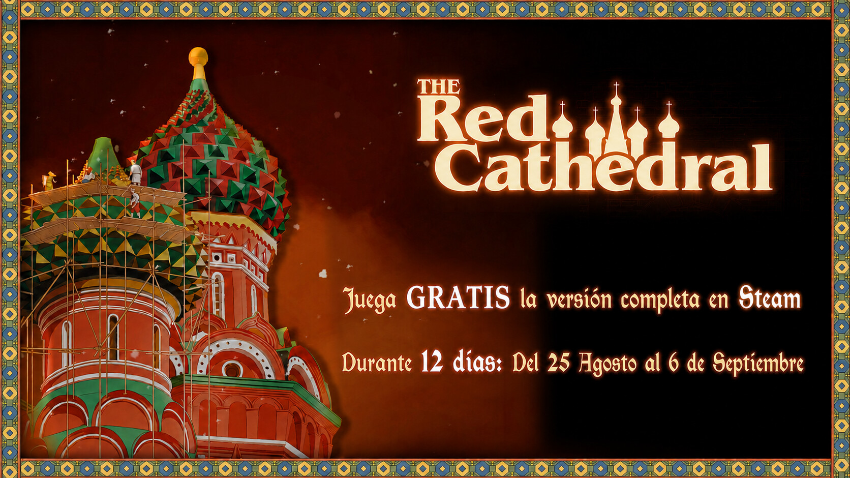 The Red Cathedral, disponible gratis en Steam durante 12 Días, desde el 25 de Agosto