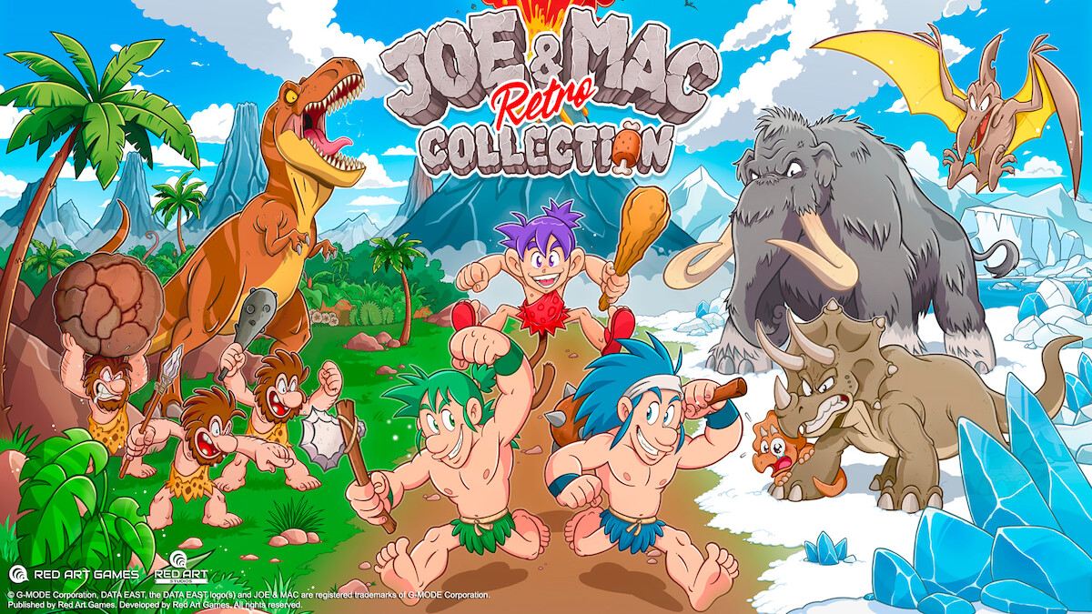 JOE & MAC RETRO COLLECTION llegará en formato físico para Nintendo Switch y PlayStation 5