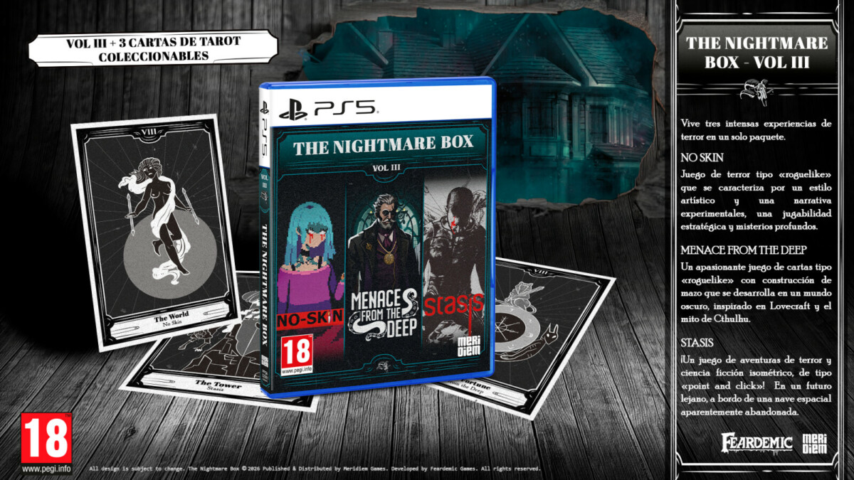 The Nightmare Box Vol. 3 ya disponible en formato físico para PlayStation 5